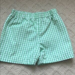 The Beaufort Bonnet Company Mint Gingham Shorts